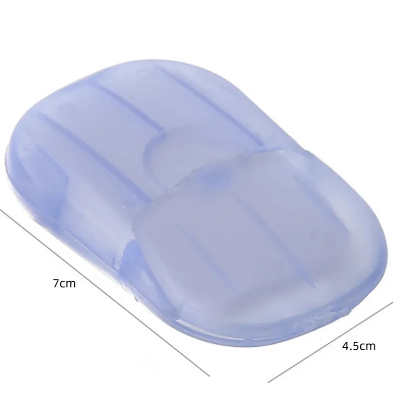 Portable Soap Paper Disposable Travel Camping Mini Cleaning Soaps for Washing Cleaning Hand for Outdoor Hiking Outdoor Supplies