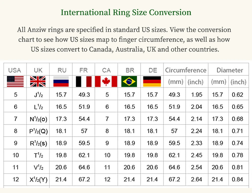 Anziw 3-stone Real 3.6CT Moissanite Wedding Rings for Women 100% S925 Silver Engagement Promise Band Fine Accessories Jewelry