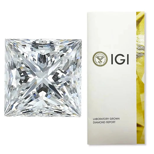 Diamanti Lab Grown Taglio Princess con Certificato IGI
