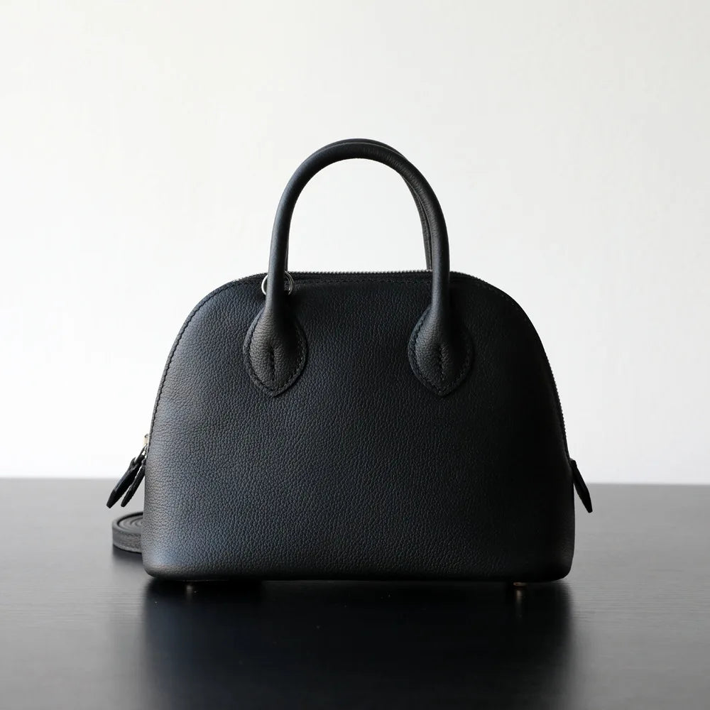 Borsa in Fiore di Pelle Goffrata