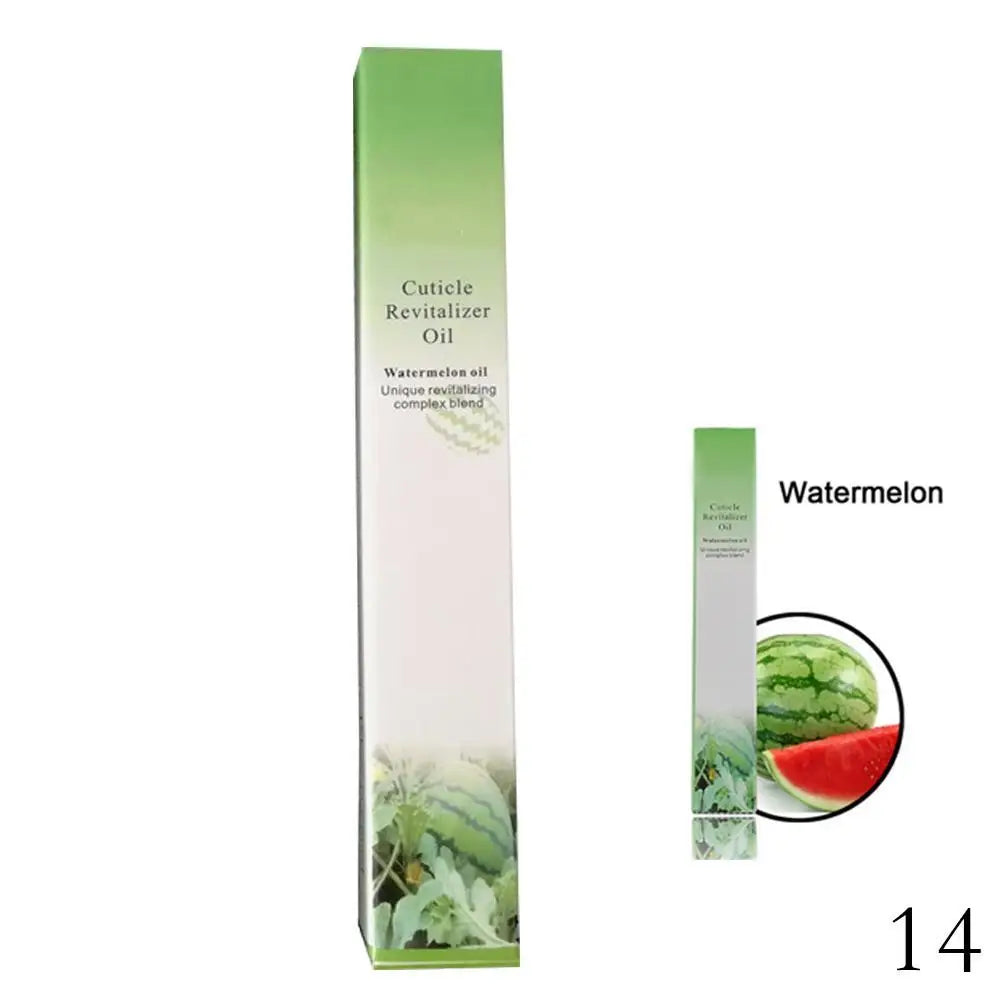 Nutrition Oil Pen for Nail Treatment, Cuticle Revitalizer Oil, Prevent Agnail, Nail Polish, Nourish Skin, 15 Smells