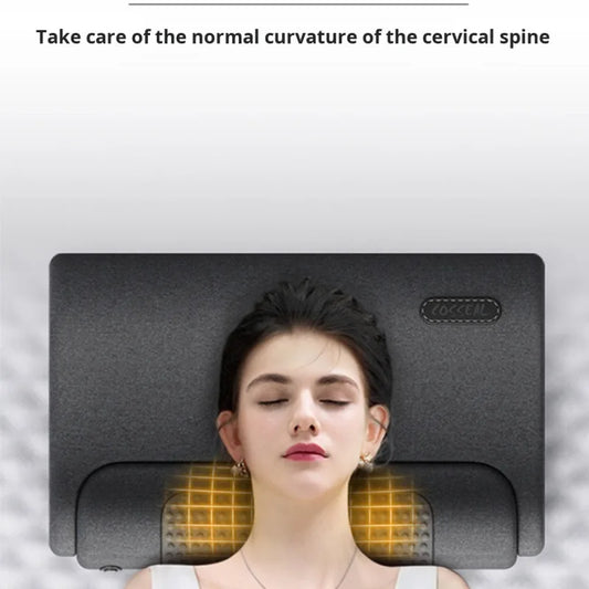 Cervical Pillow To Protect The Vertebrae And Improve Sleep, Massage Spine, Non-Traction Hot Compress Cylindrical Cervical Pillow