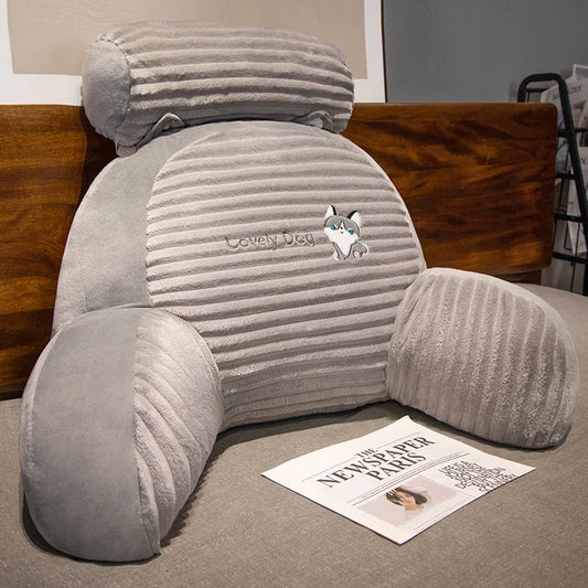 Dormitory Bed Reading and Playing Sofa Waist Support Office Bedside Cushion Large Pillow Backrest Bedside Pillow Cartoon Cute