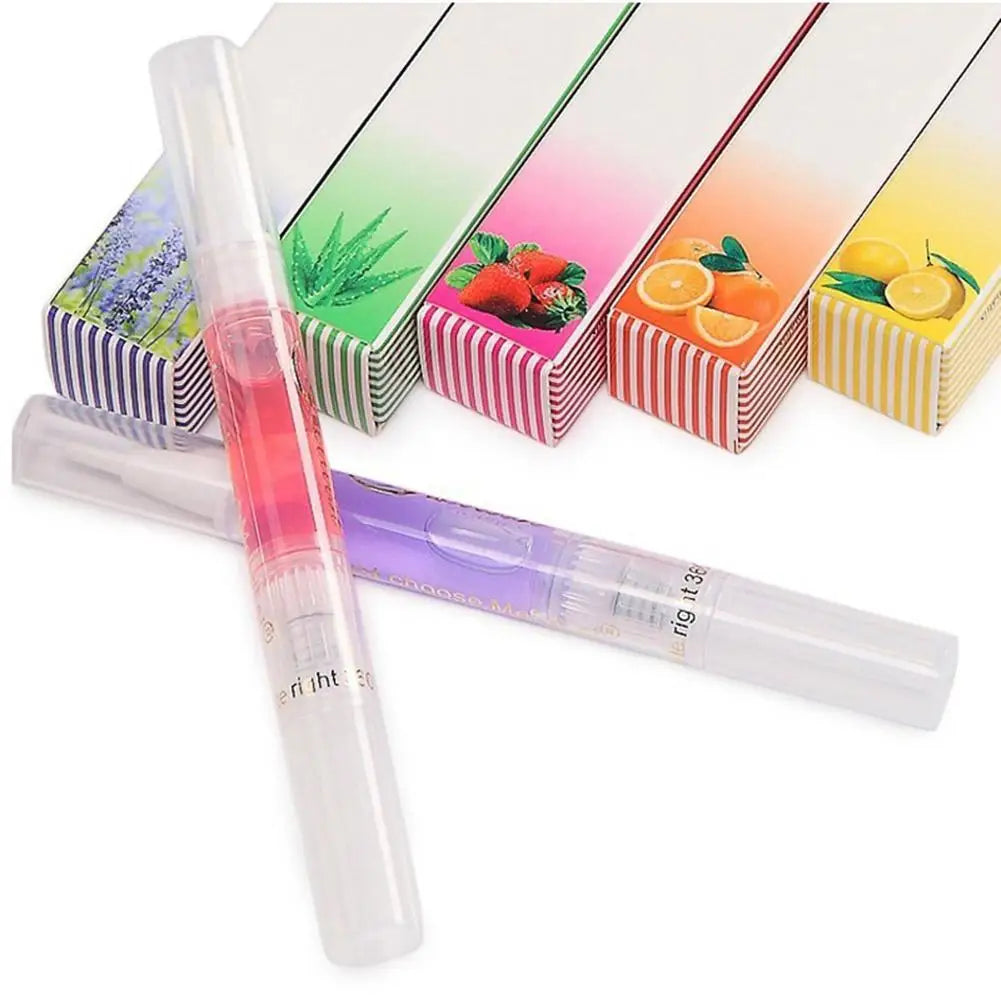 Nutrition Oil Pen for Nail Treatment, Cuticle Revitalizer Oil, Prevent Agnail, Nail Polish, Nourish Skin, 15 Smells