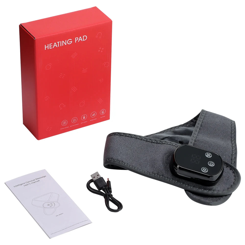 Electric foot and hand massager can vibrate and heat the ankles and ankles, and the bracket joints are portable, which can relax