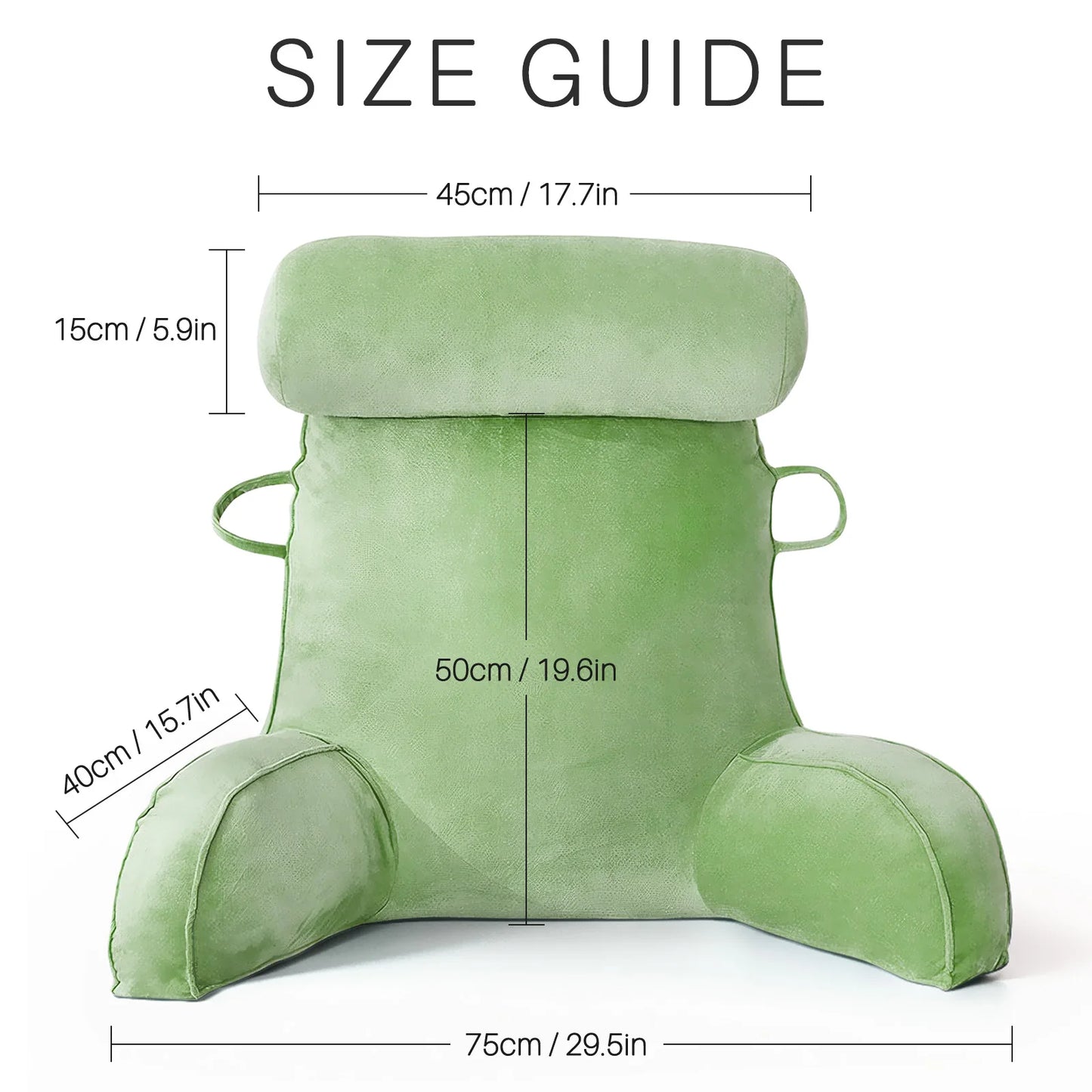 Headboard Pillow Triangle Cushion Reading Large Bolster Backrest Positioning Support body wedge sleeping pillow for Bed Headboar