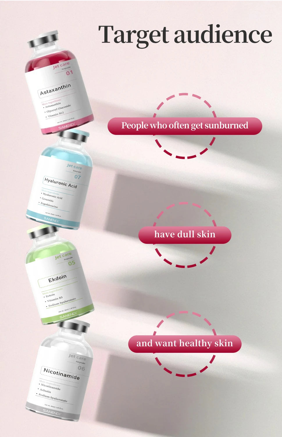 jet peel serum New Revive Hydrate Detox CO2 Anti Aging Hyaluronic Acid Niacinamide Vitamin C E Skin Care Face Serum Whitening