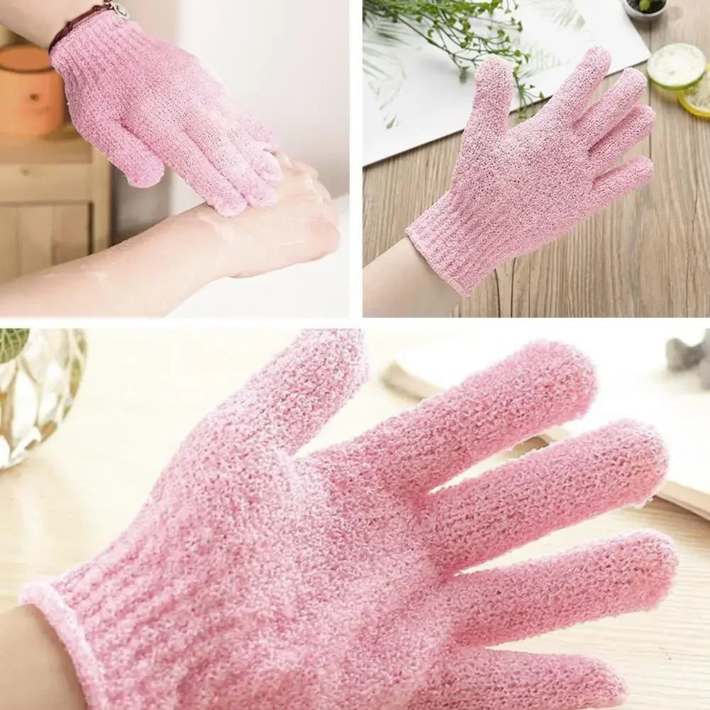 Body Cleaning Washcloth Soft Brush Home Hotel Bathroom Shower Ball Back Scrubber Set Exfoliating Skin Towel Bath Gloves