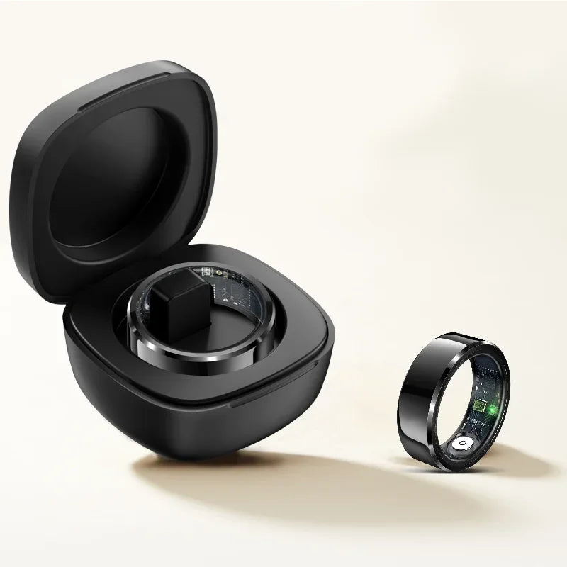2025 R6Pro Smart Ring,  Heart Rate, Blood Oxygen, Sleep&Blood Pressure Tracker, Bluetooth Men Smart Rings iOS Android Compatible