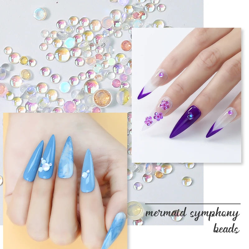 Set di Strass in Resina Acrilica per Nail Art