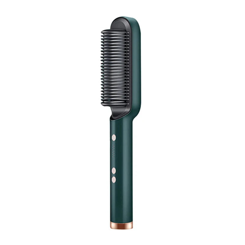 Electric Heating Comb Hair Straightener Comb Negative Ion 5-Speed Temperature Portable Fast Heating Electric Straightening Brus