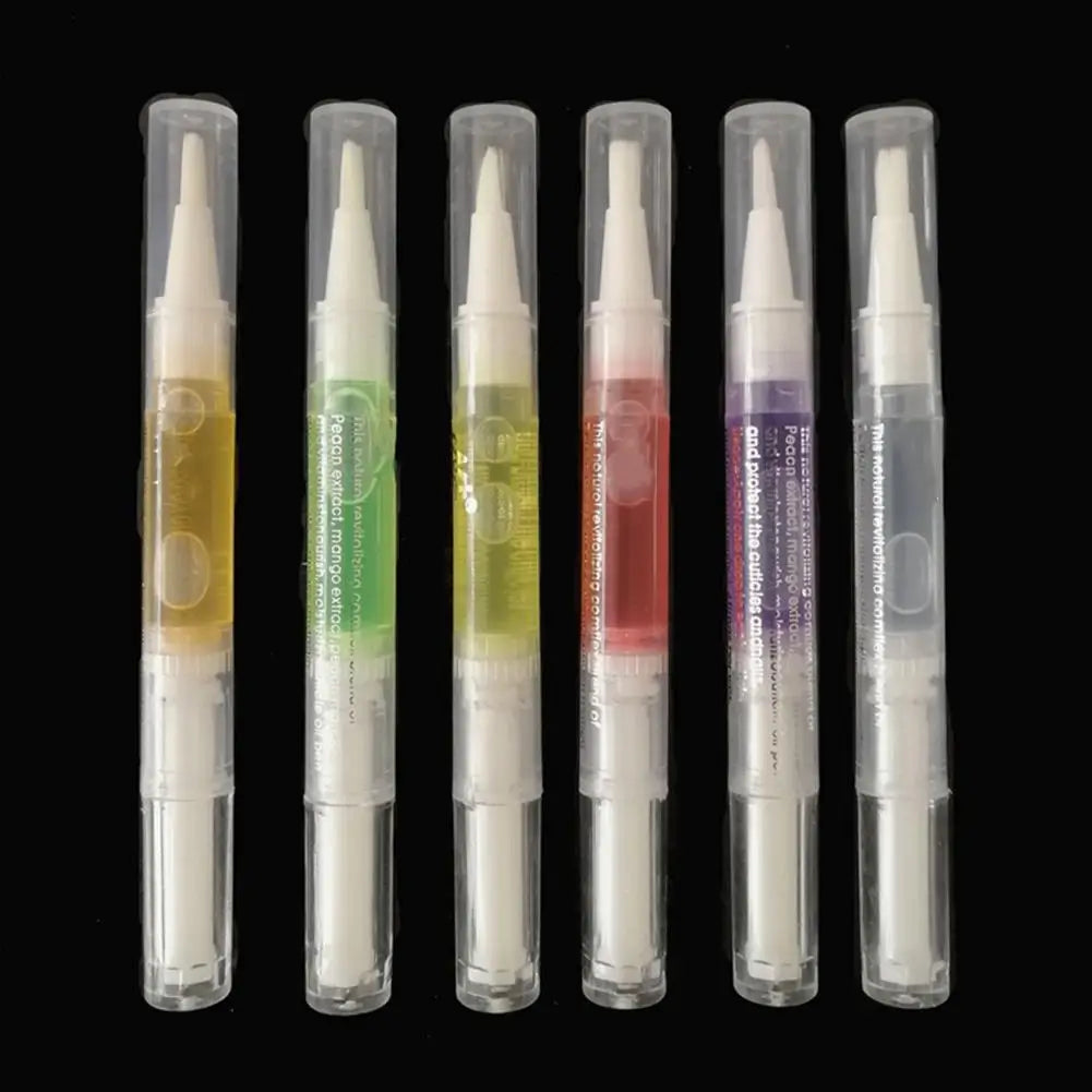 Nutrition Oil Pen for Nail Treatment, Cuticle Revitalizer Oil, Prevent Agnail, Nail Polish, Nourish Skin, 15 Smells
