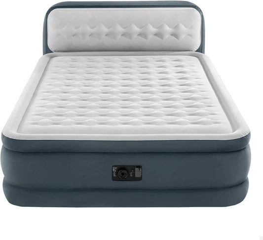 Dura-Beam Con Schienale Tecnologia Fiber Tech Con Pompa Elettrica Incorporata, 152 x 236 x 86 Cm, Blu Navy
