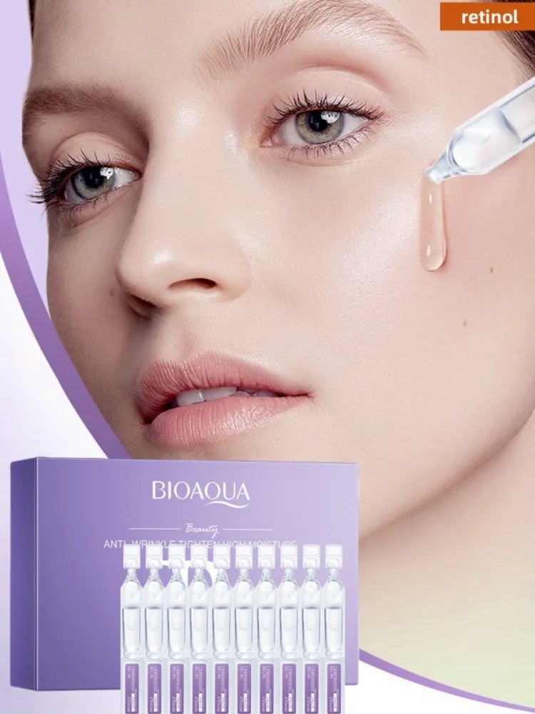 Retinol Skin Care Serum, Containing Retinol and Other Skin Care Ingredients, Can Moisturize, Brighten, and Nourish the Skin, Giving It a Youthful Glow. Portable Design, a Must-Have for Travel.