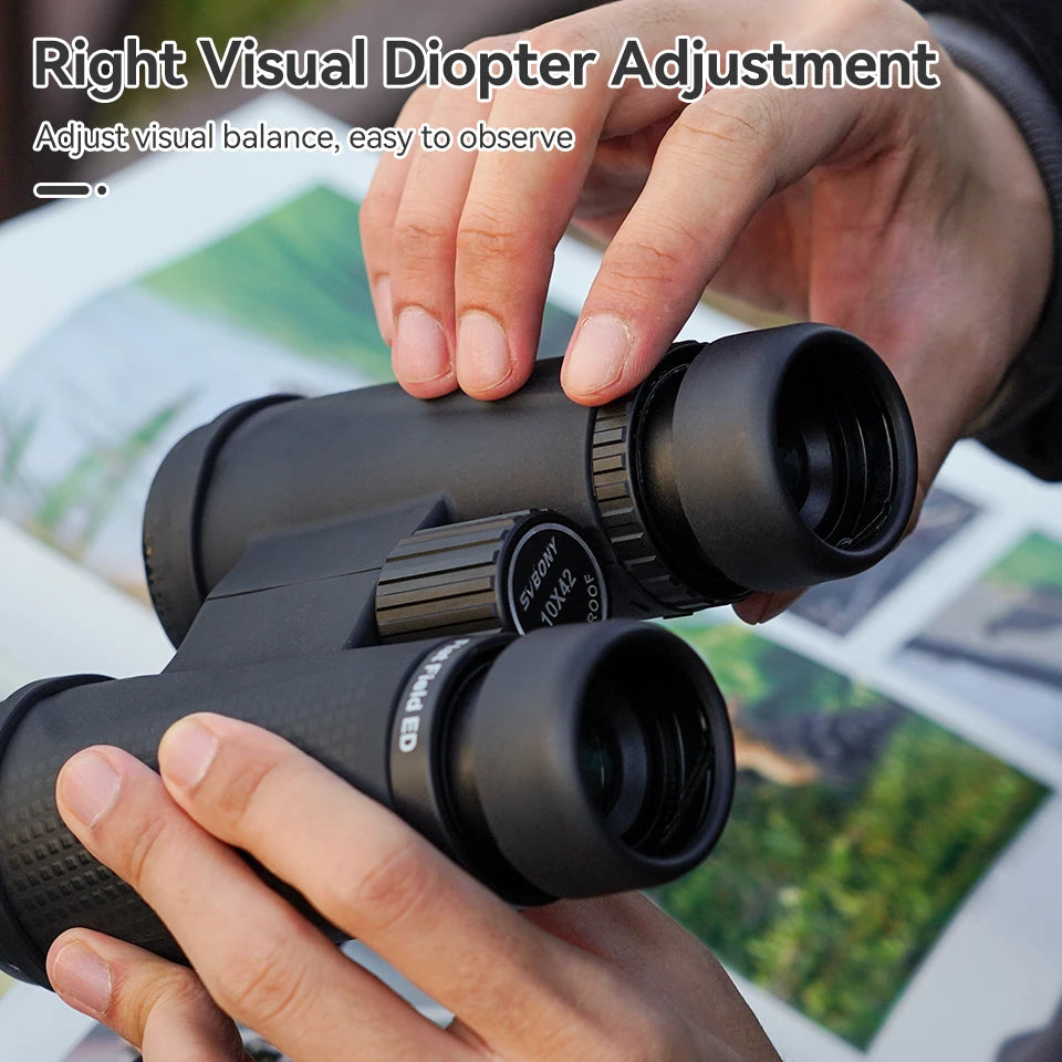 Svbony SA205 Binoculars 8X42/10X42 ED Flat-field Professional IPX7 Waterproof BAK4,Bird Watching,Stargazing,Camping,Astronomy