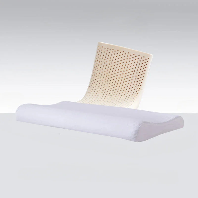 Thailand Latex Low Pillow Adult Specific Natural Rubber Flat Ultra-thin Pillow Core Protect Cervical Spine Pillows for Sleeping