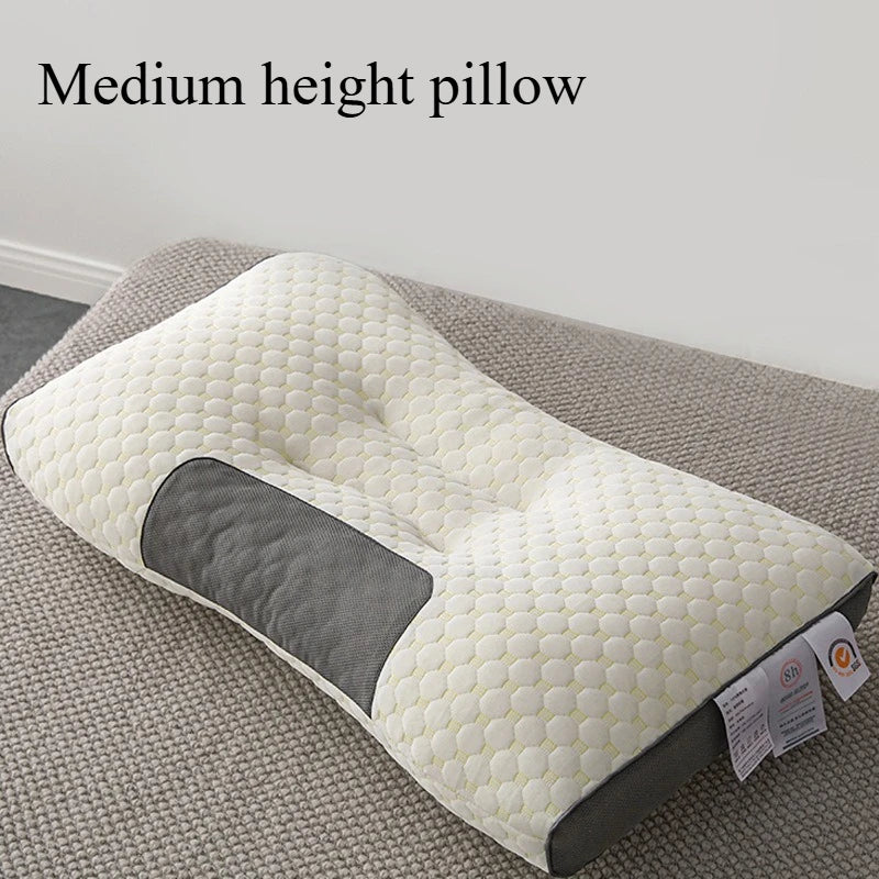 Honeycomb Waffle Pillow Insert - Breathable Massage Texture for Neck & Back Support, Moisture-Wicking Polyester