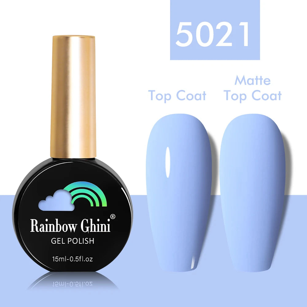 Rainbow Ghini 15ml Glitter Dark Red Gel Nail Polish Semi-Permanent Varnish UV Pale Red Nail Gel Art Supplies for Professionals