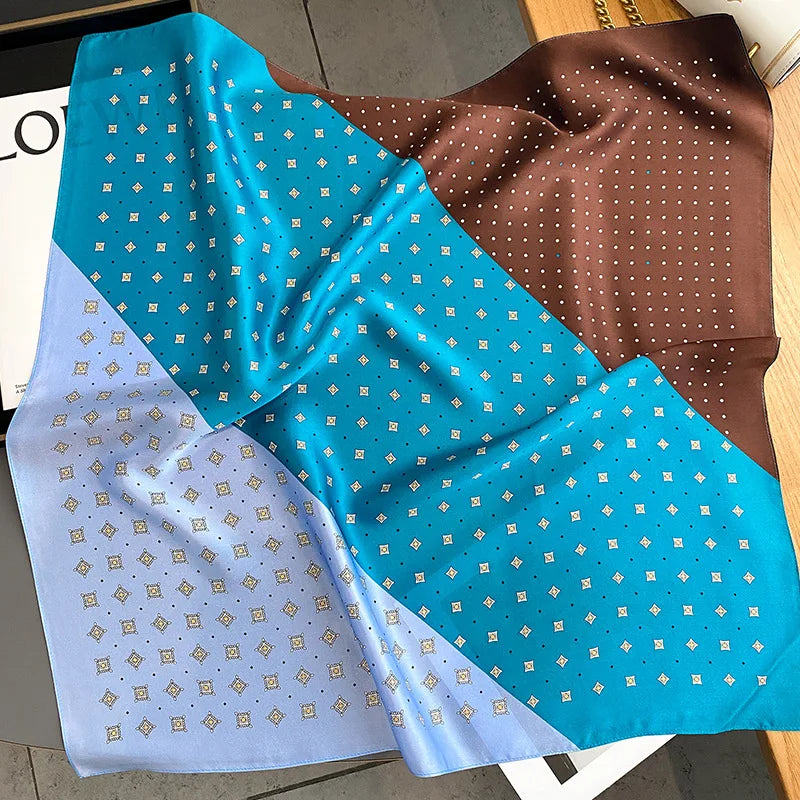 Foulard in Seta di Gelso a Stampe Fantasia