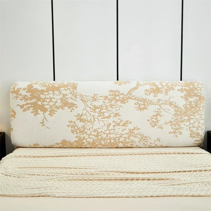 Luxury Jacquard Headboard Cover Bedroom Stretch Bedhead Slipcovers Anti-dirty Bed Back Protector Dustproof Covers for Home Hotel