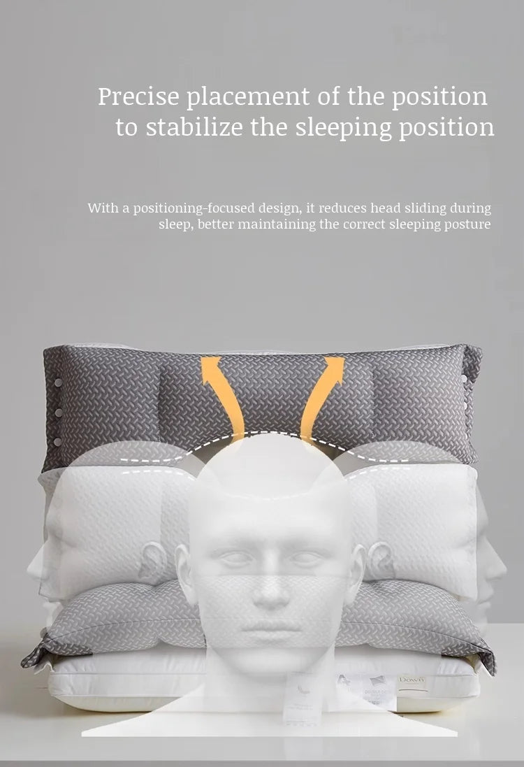 Doublelayer neck pillow special source sleep pillow core sleep aid sound sleep pillow