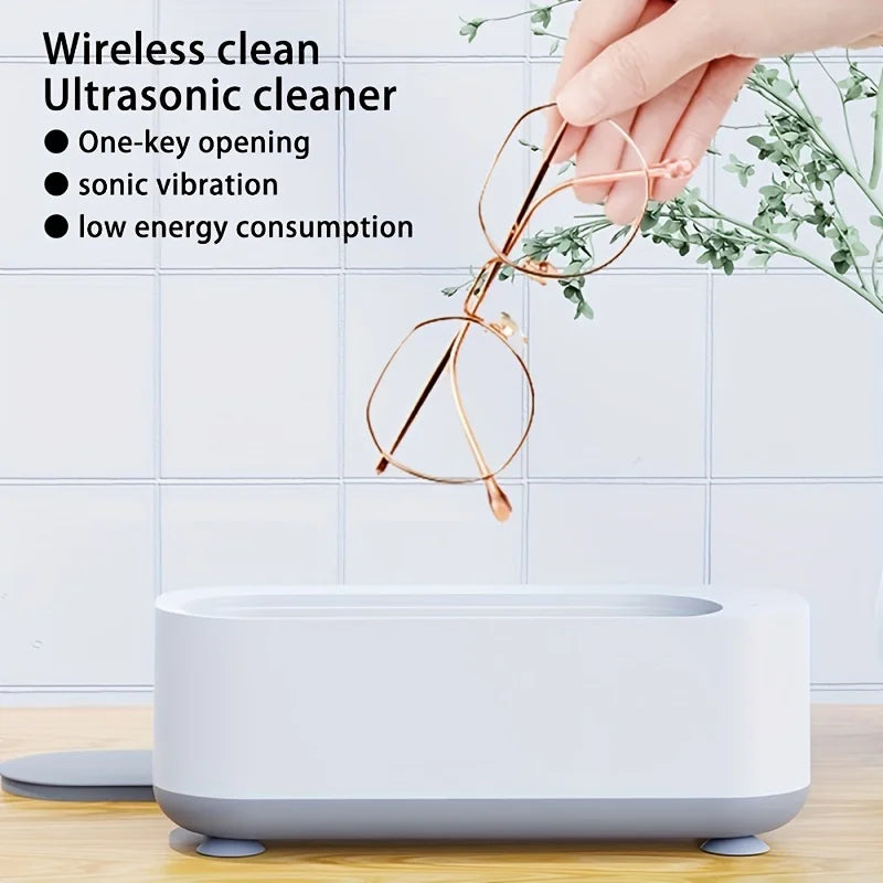 Ultrasonic Cleaning Machine 45000Hz High Frequency Vibration Wash Cleaner Washing Jewelry Glasses Watch Ring Dentures Cleaner
