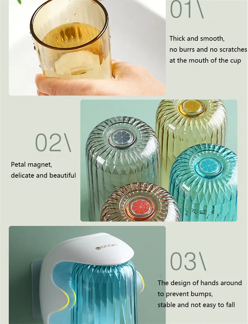 Cartoon Toothpaste Dispenser Automatic Toothpaste Squeezer New Wall-Mount Holder Toothbrush Rack Bathroom Washroom  Accessories