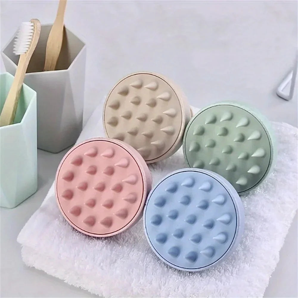 Silicone Shampoo Brush Body Massage Brush Bath Shower Brush Salon Hairdressing Tool Scalp Massage Comb Hair Washing Comb