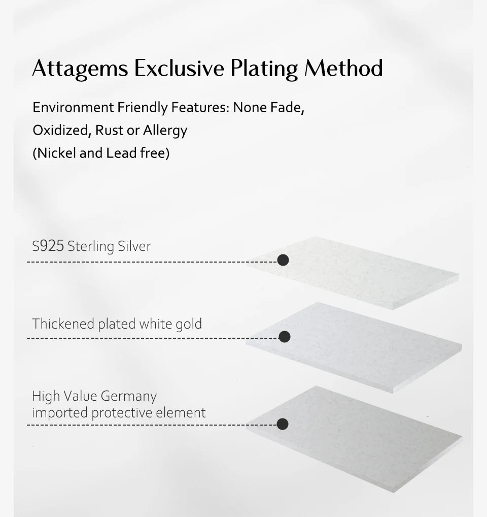 ATTAGEMS 2023 Round Moissanite Ring Real S925 Silver Stackable Rings for Women Pink and Blue Saphire Wedding Band Fine Jewelry