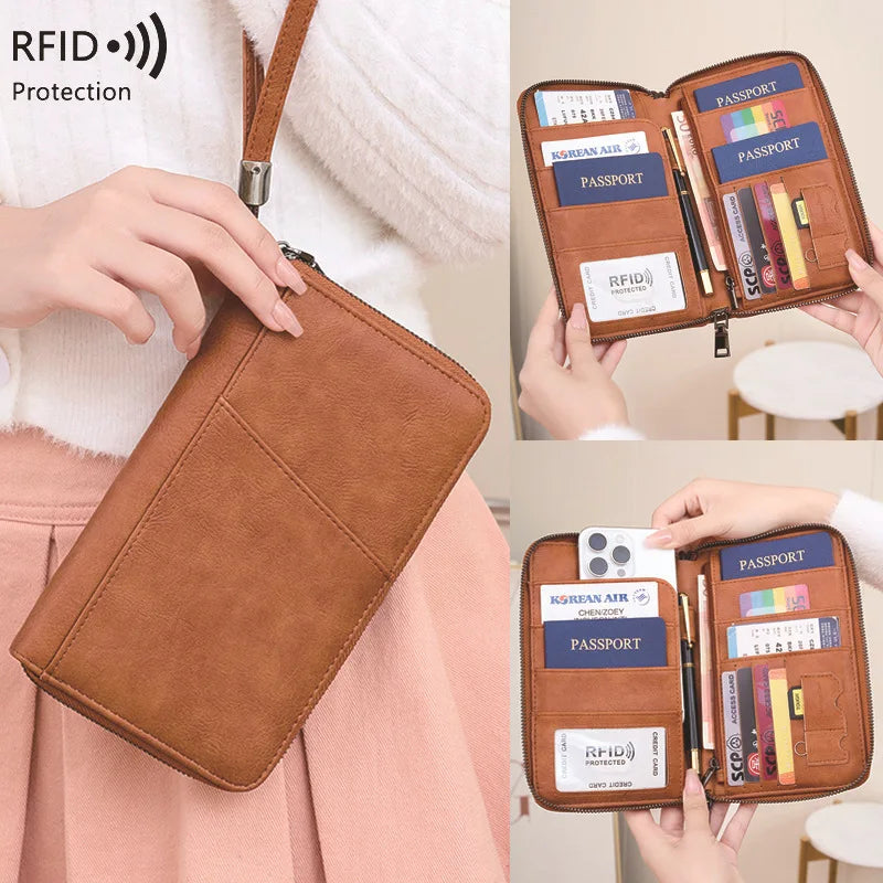 Porta Passaporto con Tecnologia RFID