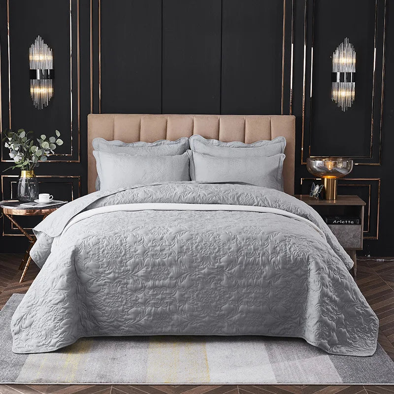 Summer Ultrasound Double King Queen Size Bedspreads Machine Washable Bed Cover Summer Soft Skin-friendly Blankets and Bedspreads