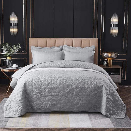 Summer Ultrasound Double King Queen Size Bedspreads Machine Washable Bed Cover Summer Soft Skin-friendly Blankets and Bedspreads