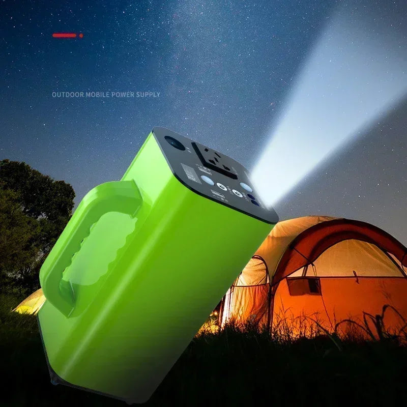 500W 80000mah Portable Power Station Emergency Power Supply Charging Station 220v for Home Power Bank Generator Battery Backup