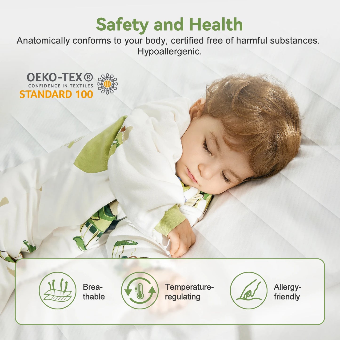 Daccormax Mattress High-Density Foam,Mattress 7-Zone Ergonomic ,Pressure Relief& Spinal Alignment, Medium Firm & Breathable
