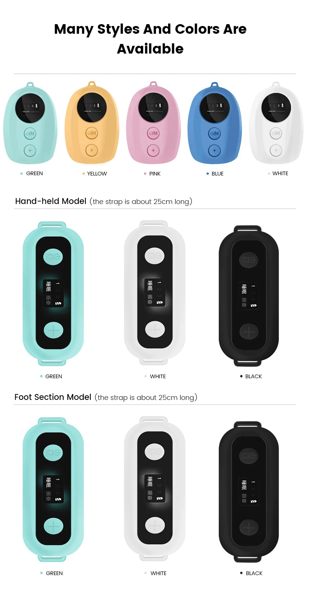 New Sleeping massager Holding Sleep Aid Instrument Pressure Relief Sleep Device Hand Foot Massager Sleep Anxiety Therapy Massage
