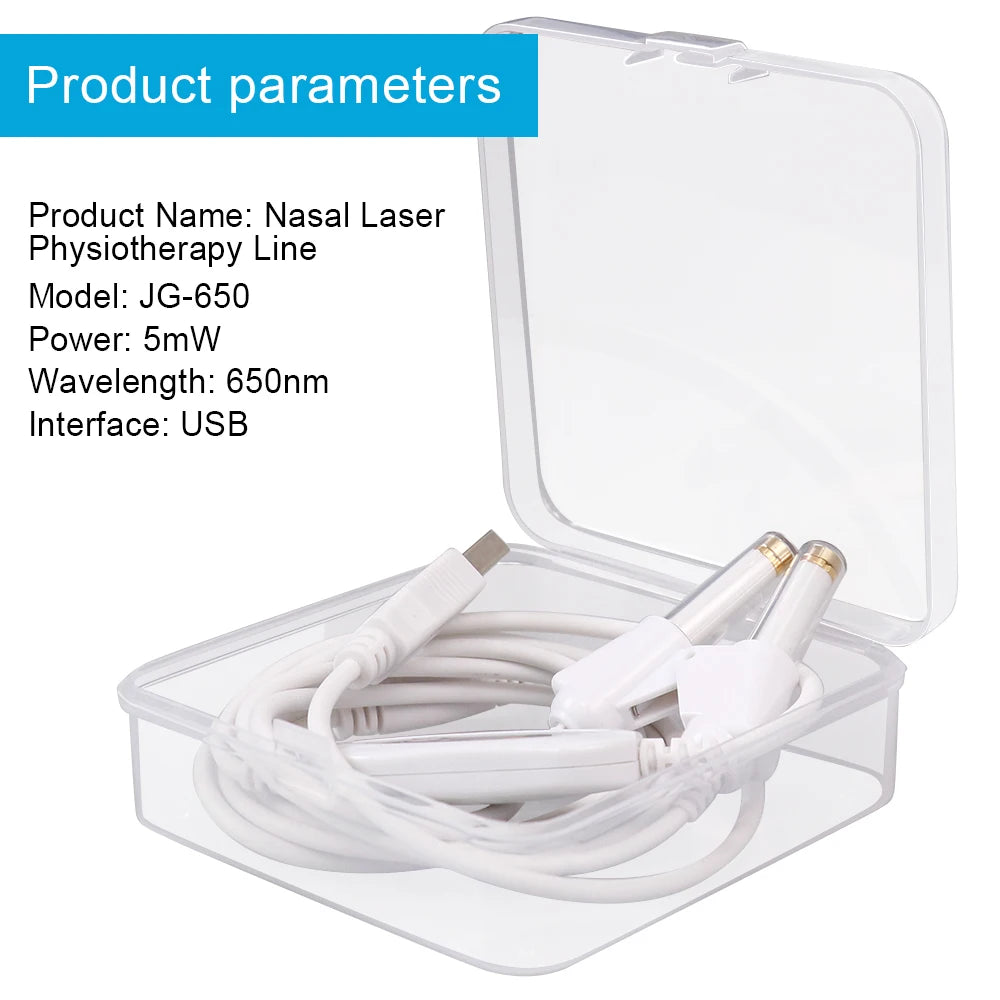 Tinnitus Ear Laser Therapy LLLT Irradiation Laser Physiotherapy Earplug Otitis Media Deafness Nose Rhinitis Sinusitis Treatment
