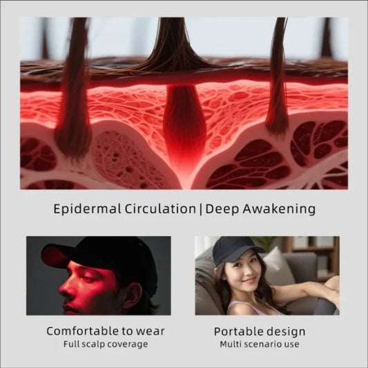 Medical Grade Laser Hair Cap 96 Diodes Professional Laser Therapy Hat for Hair Regrowth Men & Women Full Scalp Coverage