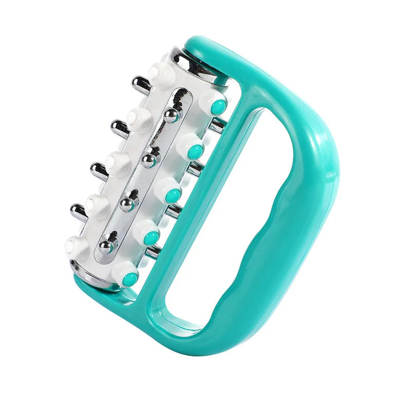 Electroplated Roller Massager Portable Anti Cellulite Relief Fat Blasting Massage Roller Muscle Massage Fascia Massager