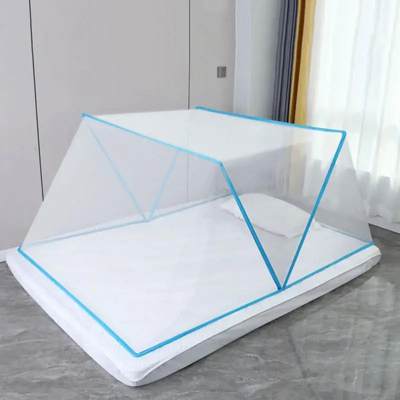 Bed Mesh Tent Folding Dormitory Single Bed Mesh Bed Net Covers Portable Mosquito Forbidden Breathable Bedroom Outdoor Trip Tent