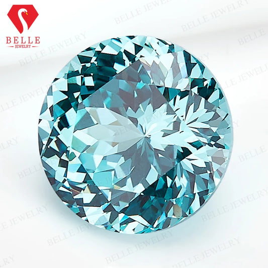 Tormalina Paraiba Lab Grown Taglio Brillante con Certificato