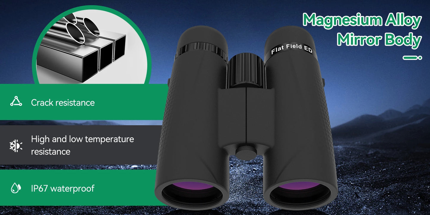 Svbony SA205 Binoculars 8X42/10X42 ED Flat-field Professional IPX7 Waterproof BAK4,Bird Watching,Stargazing,Camping,Astronomy