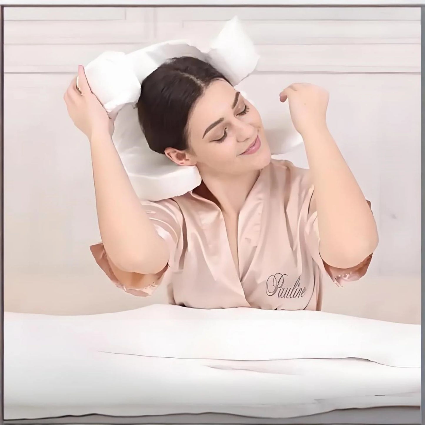 Memory Foam Face Relaxed Wrinkle Prevention Anti Aging Anti Wrinkle Beauty Bed Pillow