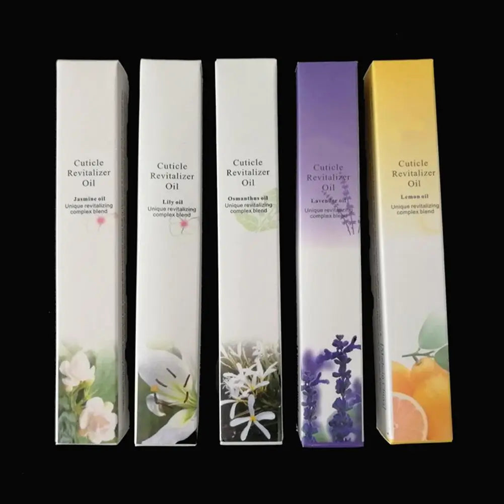 Nutrition Oil Pen for Nail Treatment, Cuticle Revitalizer Oil, Prevent Agnail, Nail Polish, Nourish Skin, 15 Smells