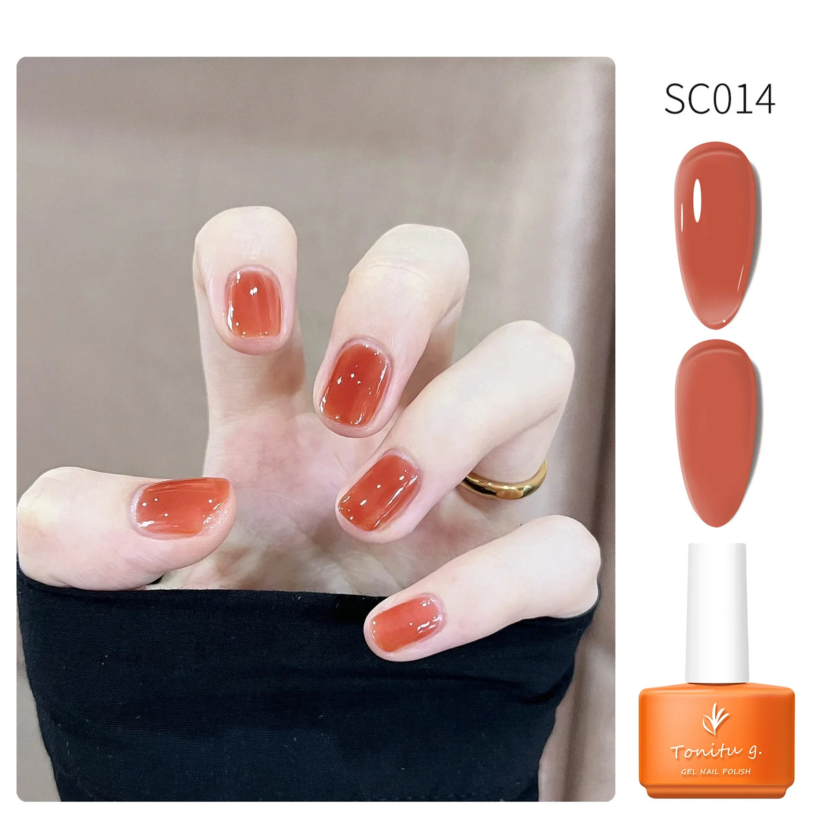 Tonitu G 7ml Semi-permanent Jelly Gel Nail Polish 59 Colors Natural Transparent  Summer Nails Art Soak Off  UV LED Gel  Varnish