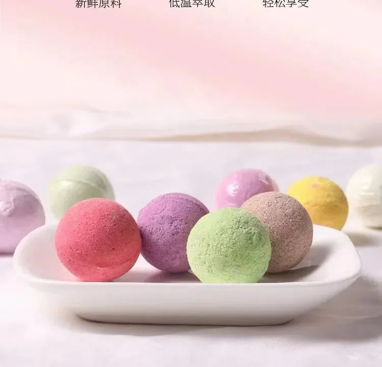 New Herb Essential Oil Foot Bath Salt Powder Ball Herbal Foot Bath Pill Bath Instant Effervescent Ball Foot Spa Ванночка Для Ног