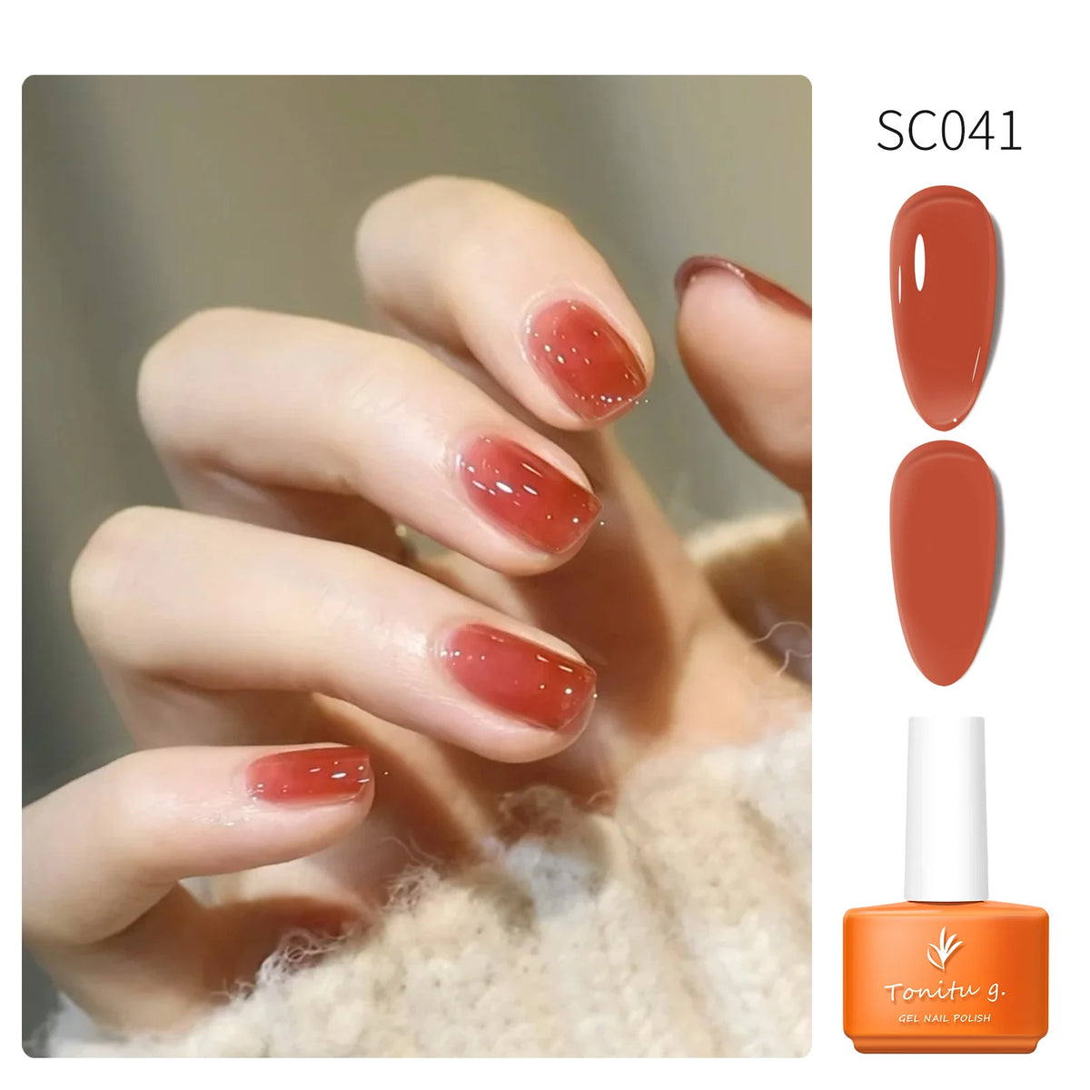 Tonitu G 7ml Semi-permanent Jelly Gel Nail Polish 59 Colors Natural Transparent  Summer Nails Art Soak Off  UV LED Gel  Varnish