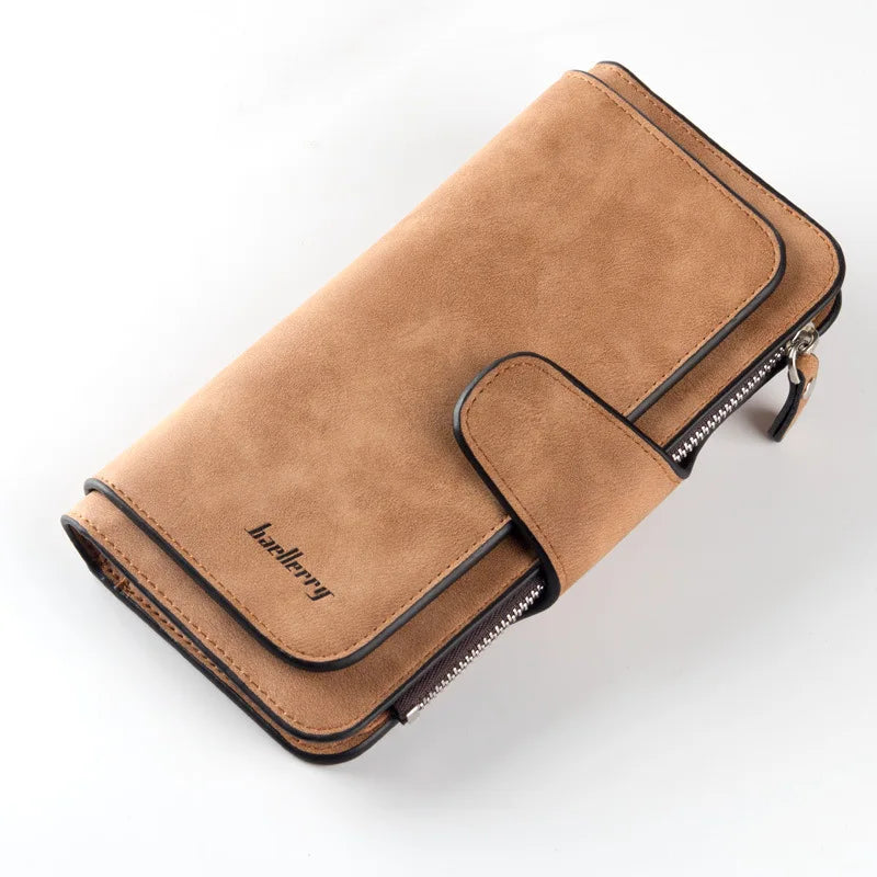 Baellerry High Quality Long Women's Wallet Buckle Multiple Card Slots Mobile Phone Bag Hand-held Bag Card Holders