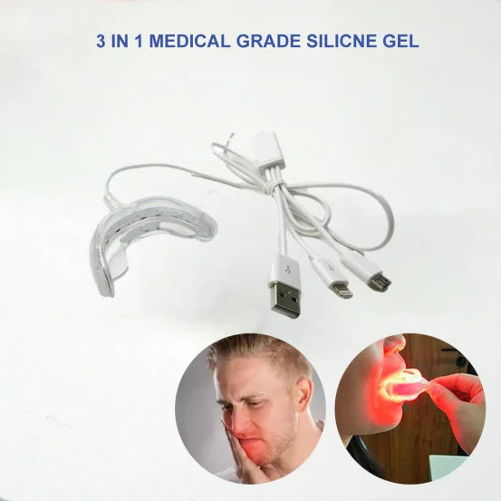 Red Light Therapy for Immediate Relief of Tooth Pain Gum Sensitivity