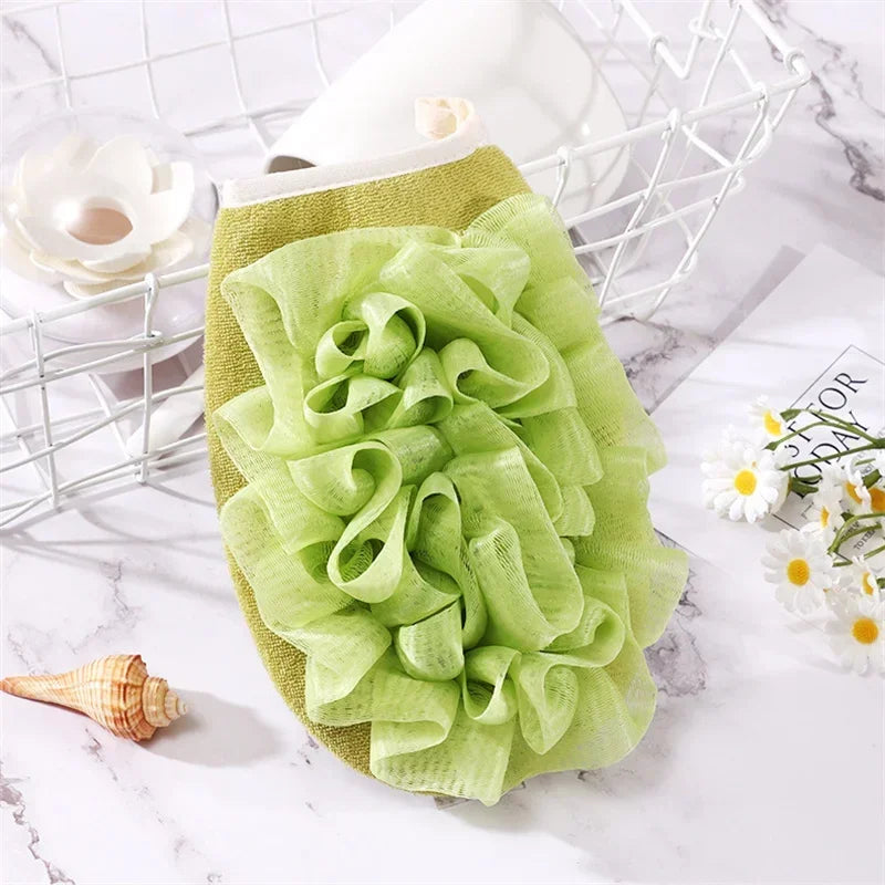 Exfoliating Gloves Body Cleaning Bath Flower Bathroom Shower Ball Body Scrubber Bath Sponge Towel Bathroom Tool