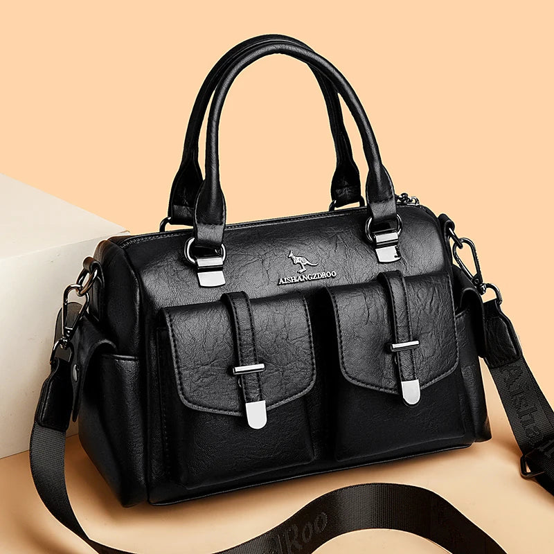 High Capacity Leopard Print Ladies Handbags Versatile Messenger Bags High Quality Luxury Women's Shoulder Bags Ladies'Hand Bags